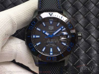 Swiss Clone Tag Heuer Aquaracer Calibre 5 43 MM Ceramic Bezel Blue Luminous Markers Automatic Watch